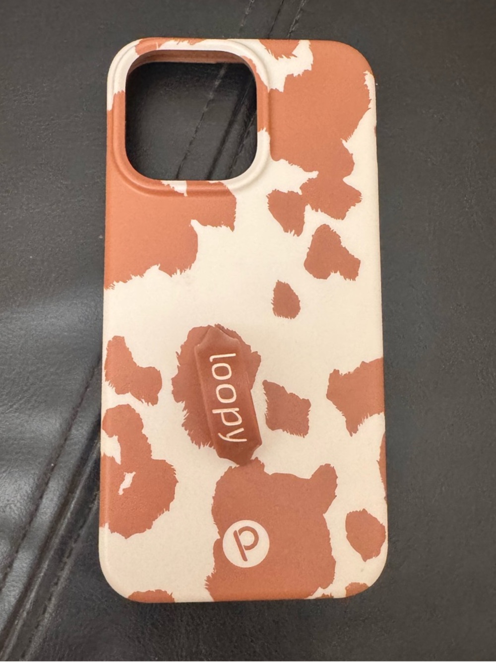 Loopy Case Cow Print iPhone 15 Pro Max - Picture 2 of 4